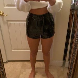 Revolve/ superdown patent leather shorts